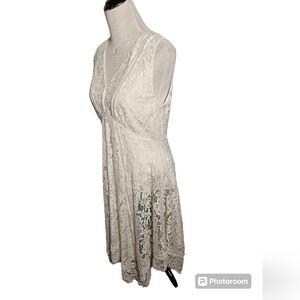 Elegant Lace Sleeveless Dress